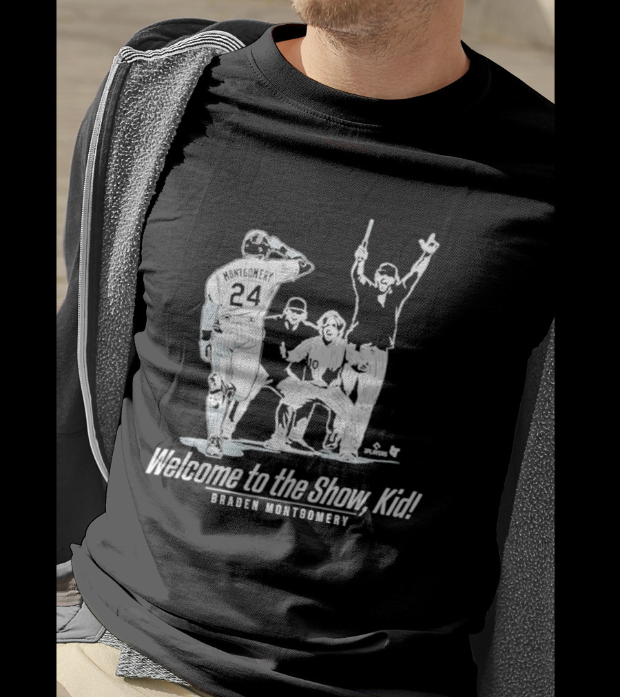 Braden Montgomery Welcome To The Show Kid Baseball 24 T-Shirt