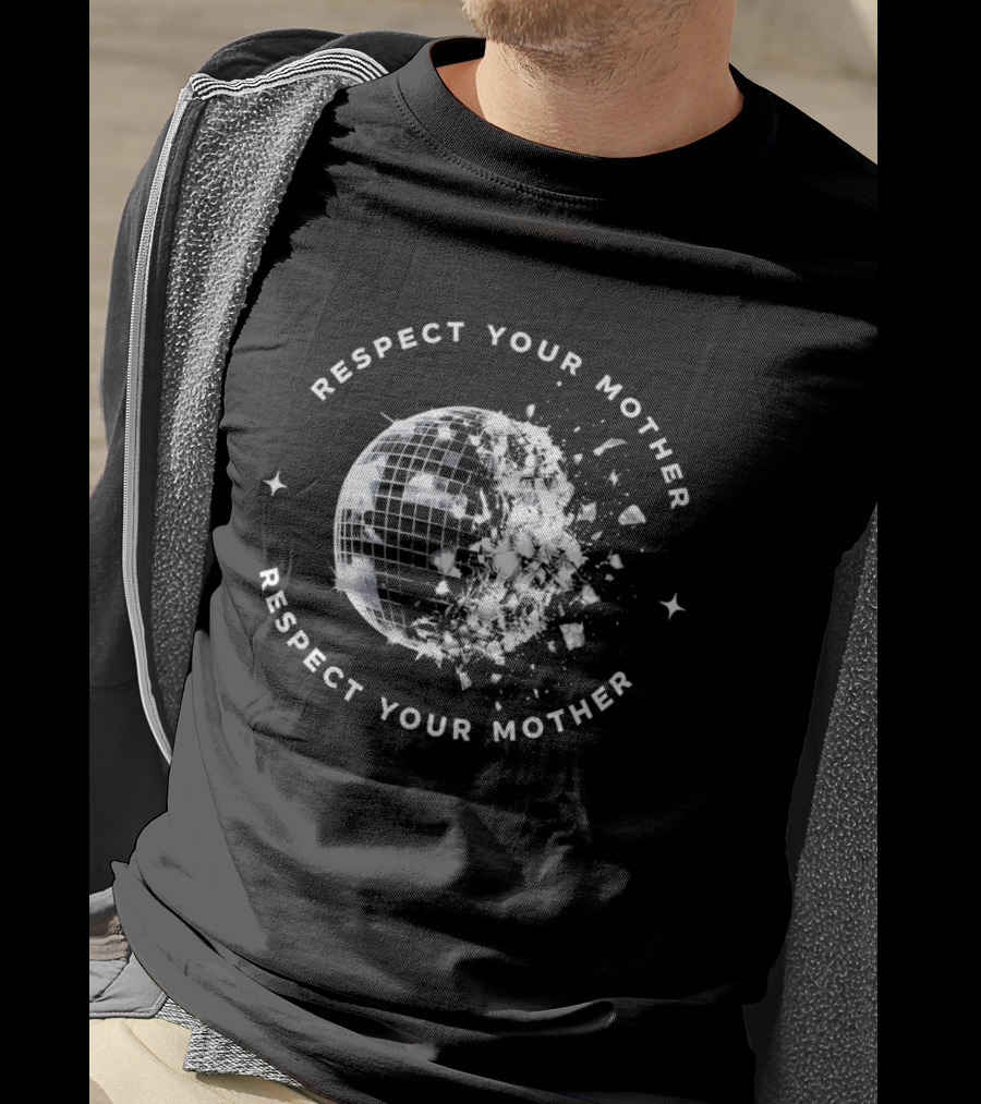 Respect Your Mother Disco Ball Concert T-Shirt
