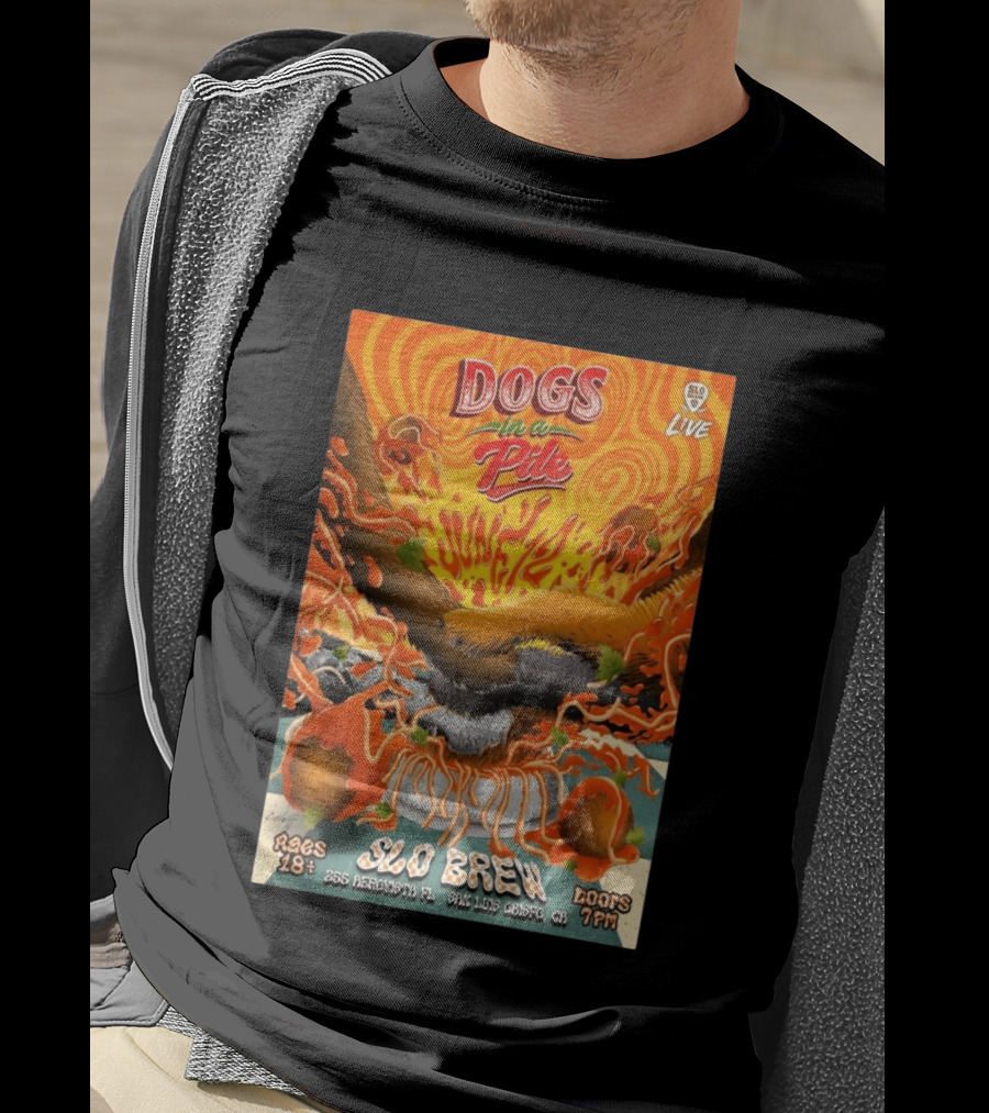 Dogs In A Pile SLO Brew San Luis Obispo June 12 2026 Live Event T-Shirt