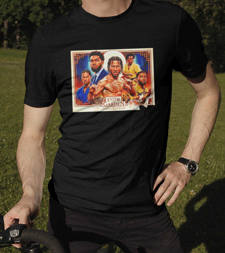 Jalen Brunson Enter The Garden New York Knicks Basketball Enter The Dragon T-Shirt