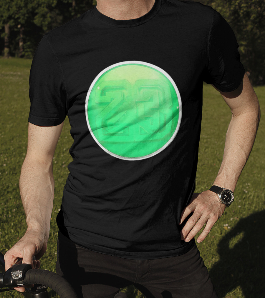 Michael Jordan 23 Green Basketball T-Shirt