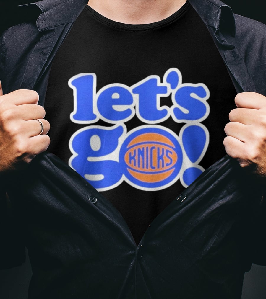 New York Knicks Let's Go NBA 2026 Celebration T-Shirt