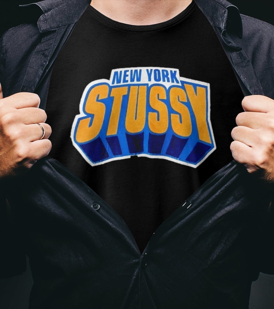 New York Stussy Knicks Collaboration T-Shirt