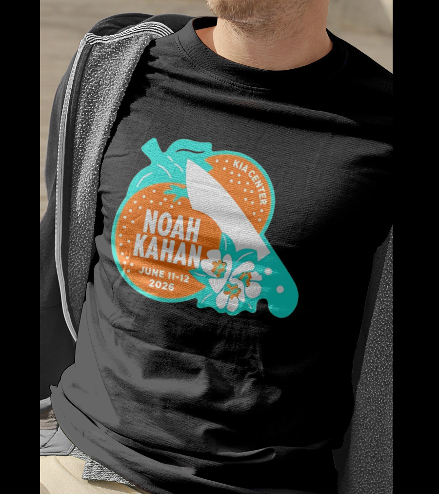 Noah Kahan June 11 12 2026 Kia Center Event Orlando FL T-Shirt