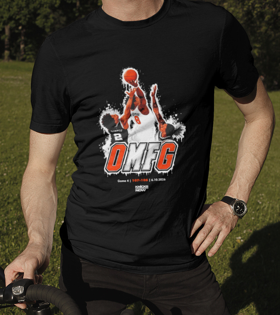 OMFG OG Anunoby New York Knicks Basketball Game 4 107 106 Knicks Now T-Shirt