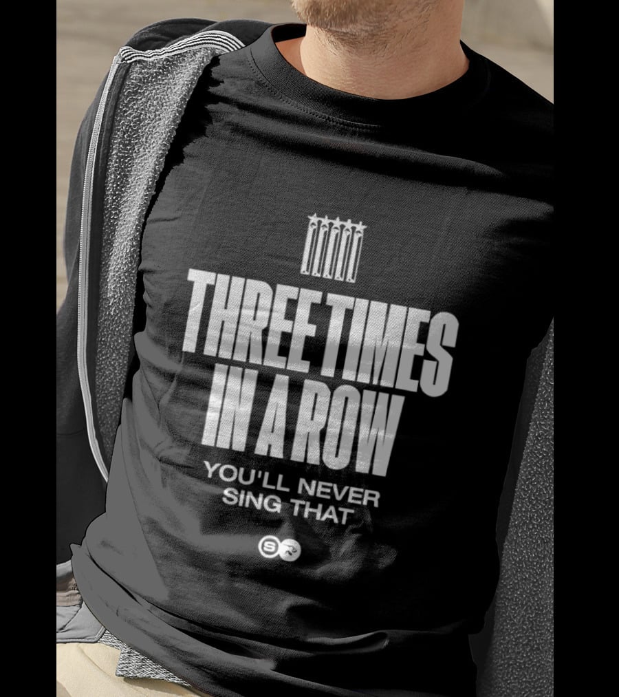 Three Times In A Row You'll Never Sing That GQ T-Shirt