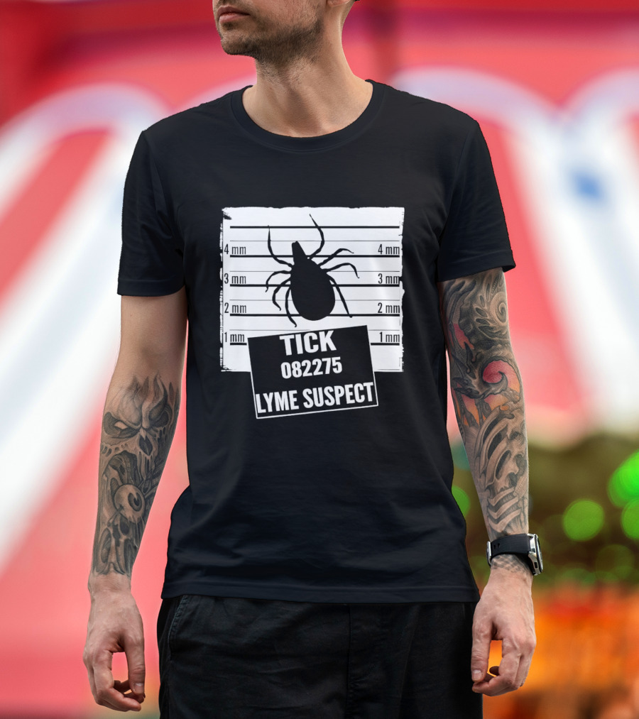Tick 082275 Lyme Suspect Shot Insect T-Shirt