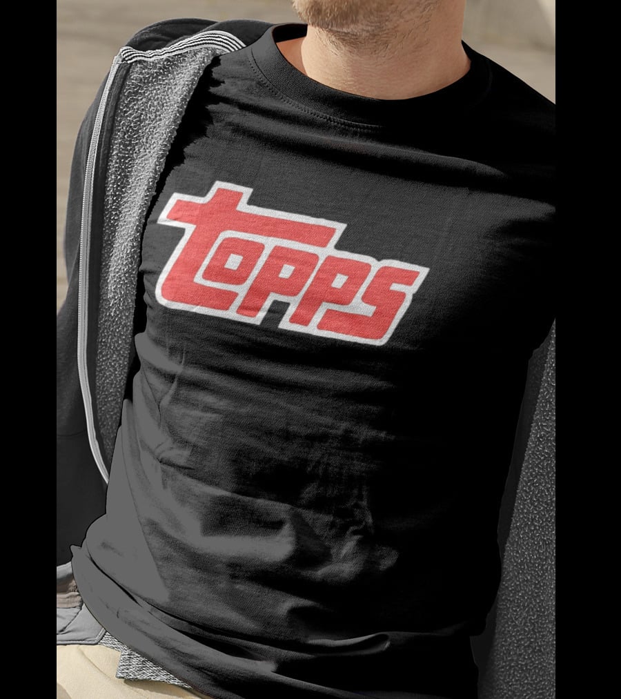 Topps Baseball Card Company Retro Red T-Shirt