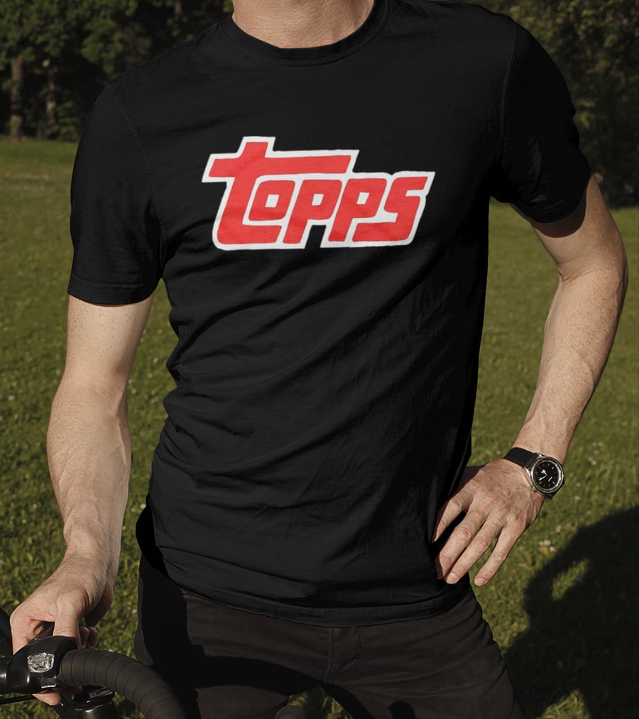 Topps Baseball Card Company Retro Red T-Shirt