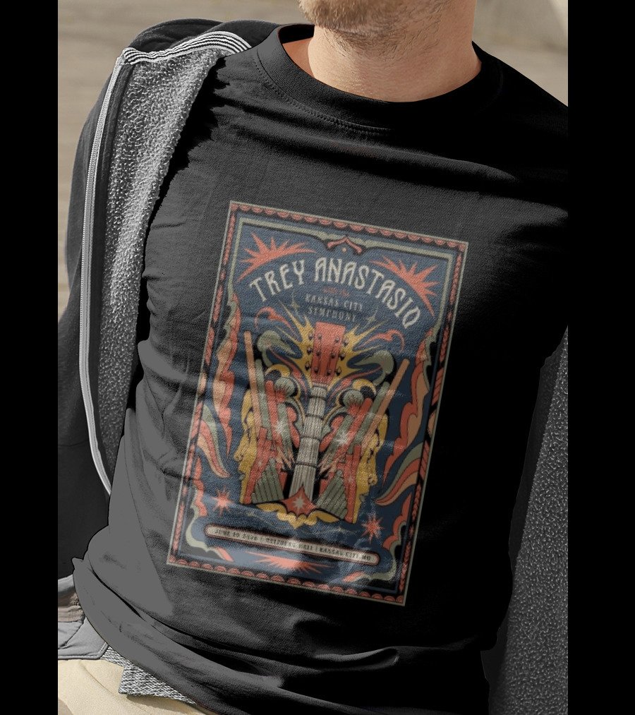 Trey Anastasio With The Kansas City Symphony June 10 2026 Helzberg Hall Kansas City MO T-Shirt