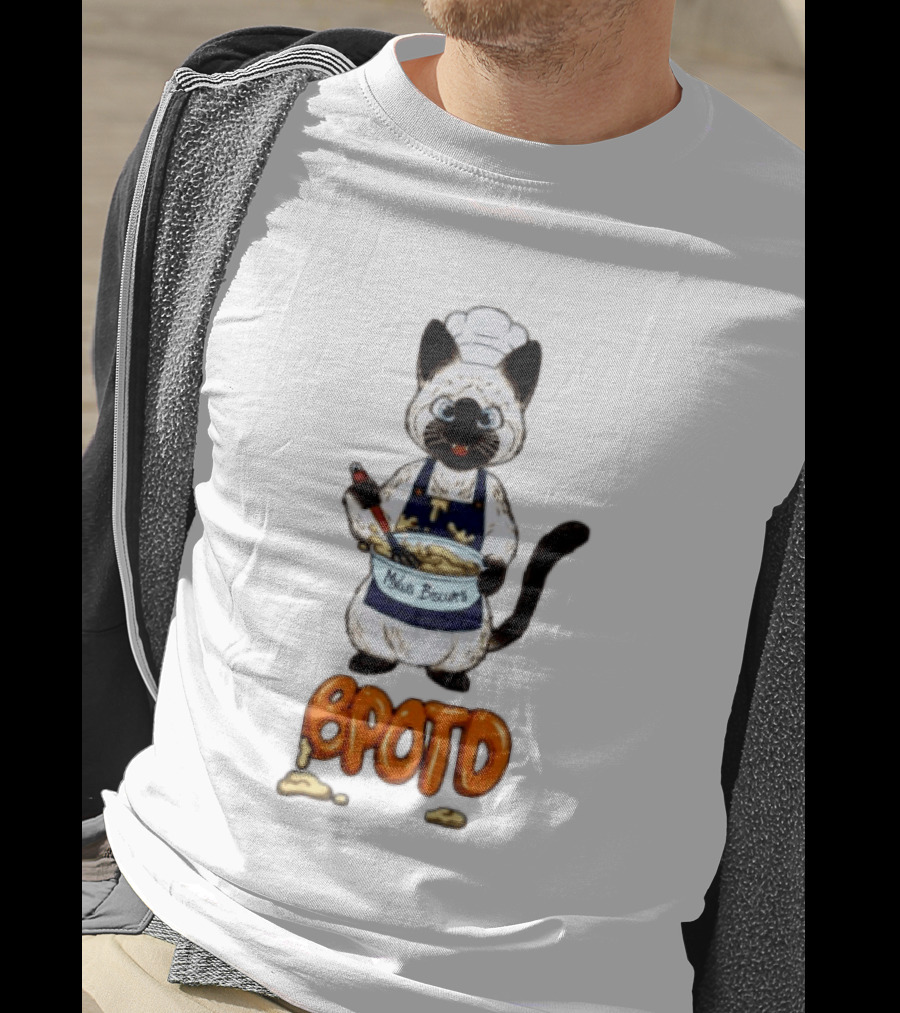 BPOTD Milo's Biscuits Cat Chef Baking T-Shirt