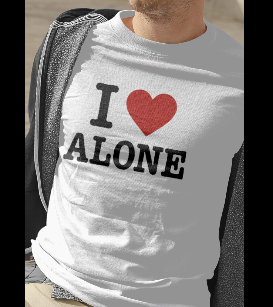 I Love Heart Alone T-Shirt