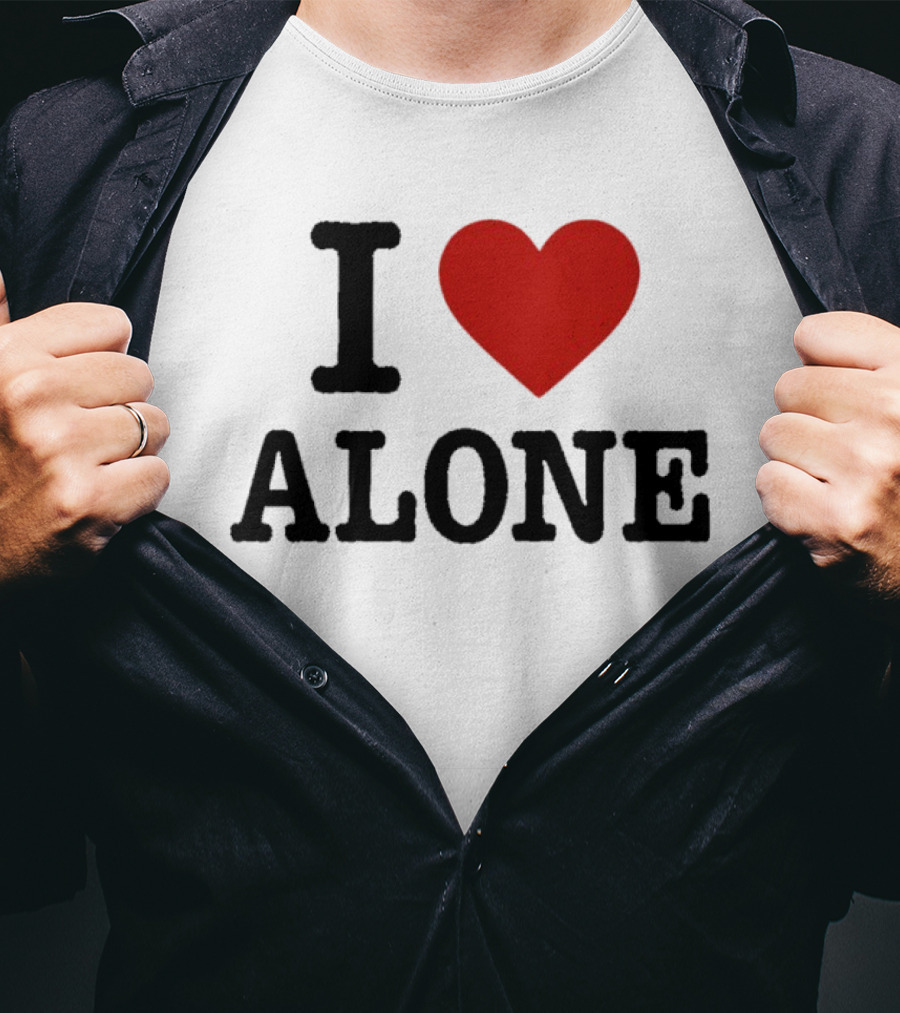 I Love Heart Alone T-Shirt