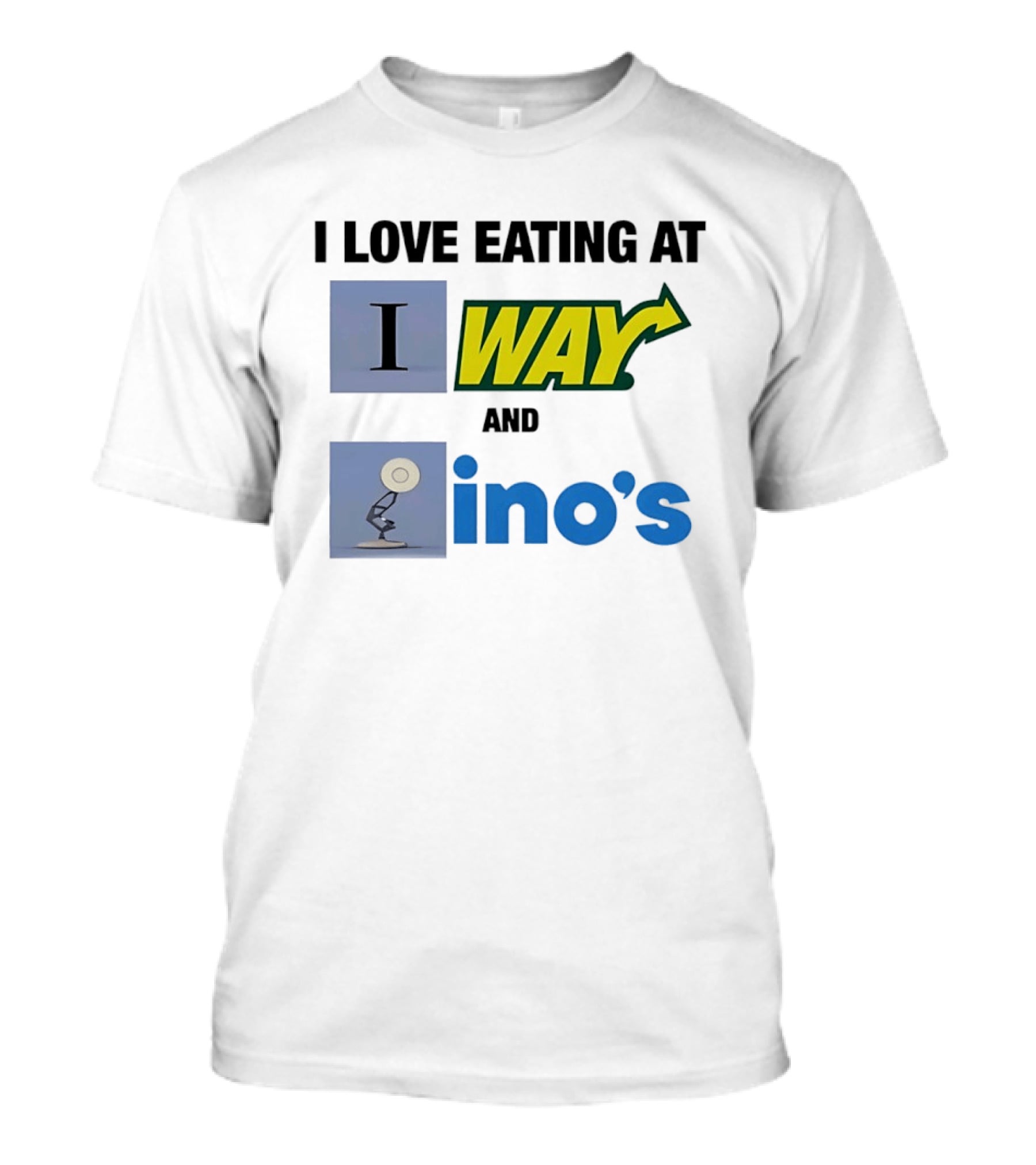 I Love Eating At IWAY And Ino's Lamp T-Shirt