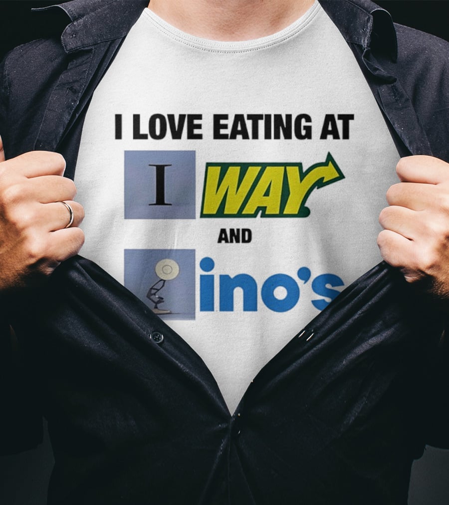 I Love Eating At IWAY And Ino's Lamp T-Shirt