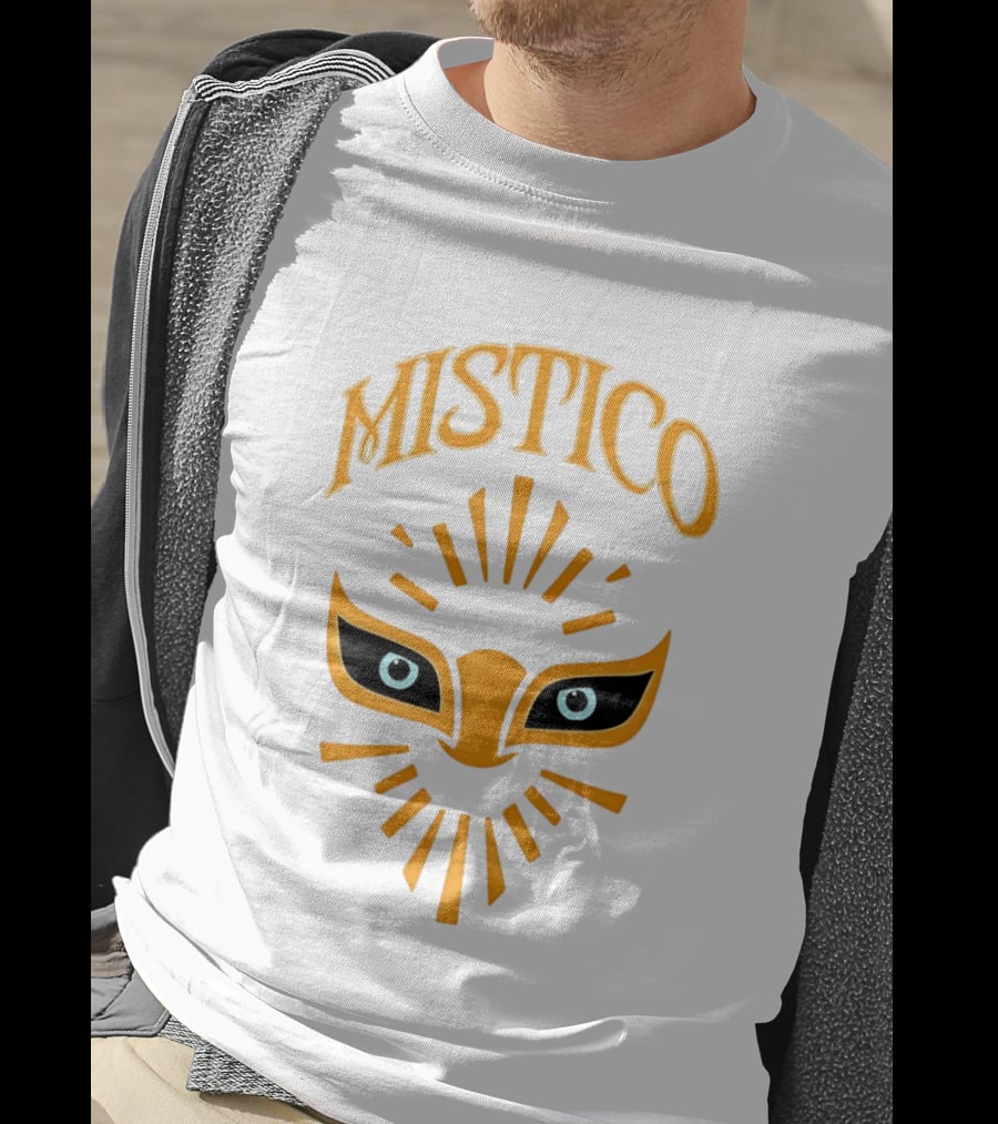 Mistico Mask Iconic Symbol With Radiant T-Shirt