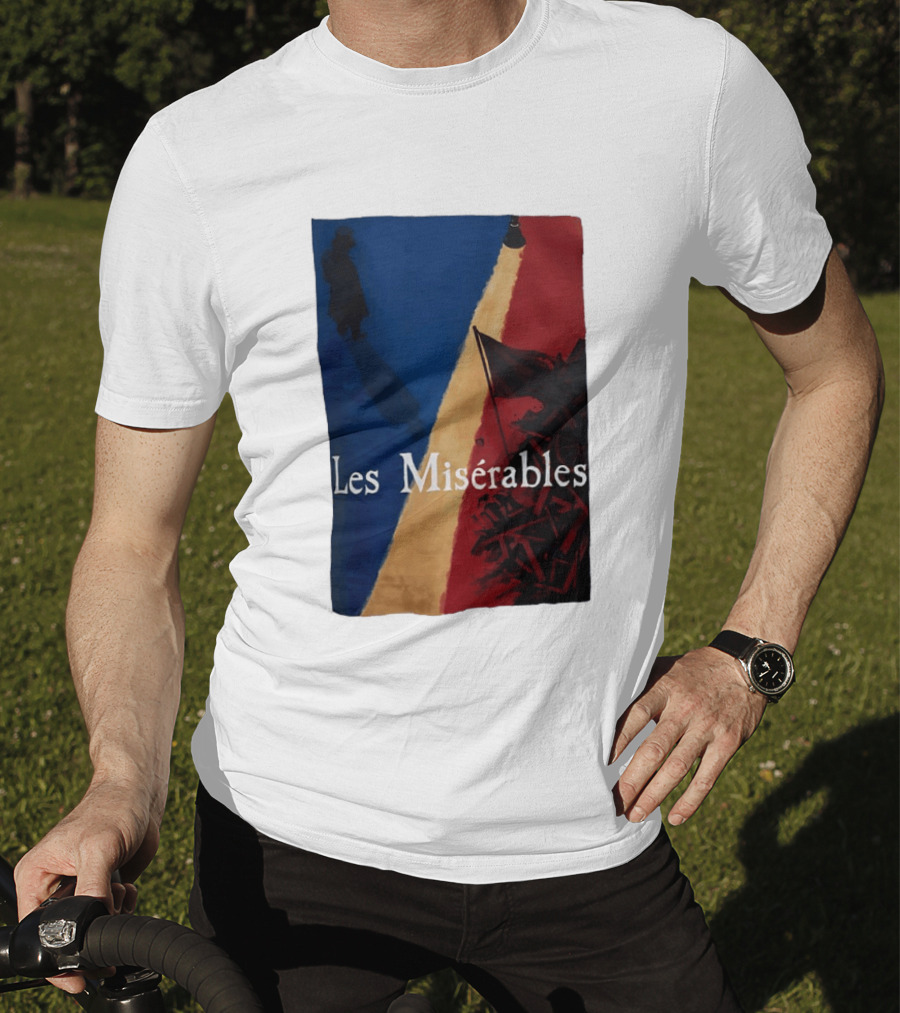 Les Misérables Barricade Tricolor Shadow And Flag Scenery T-Shirt