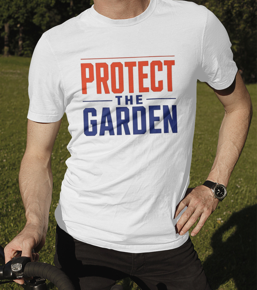 New York Knicks Protect The Garden Madison Square Basketball Team T-Shirt