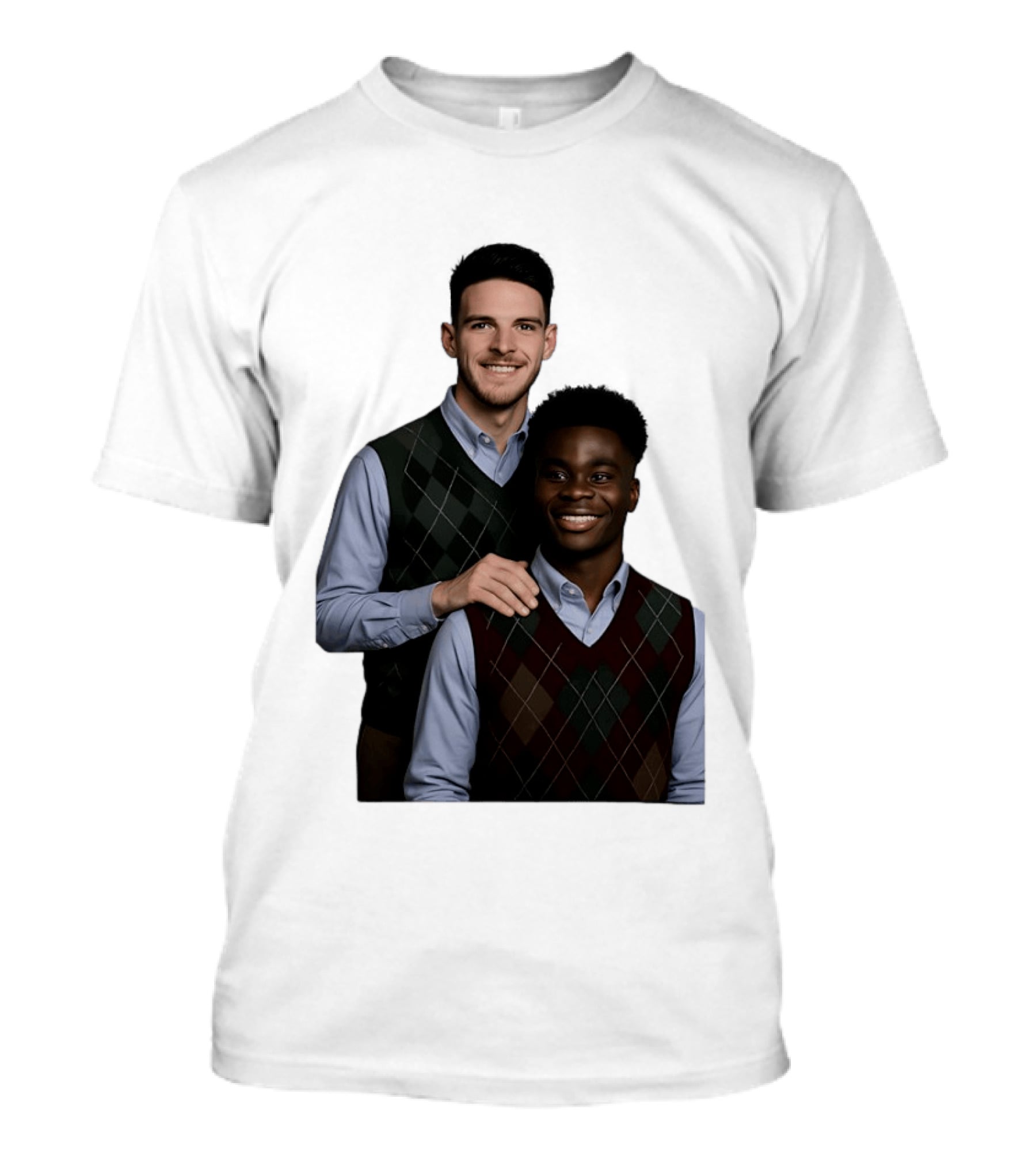 Saka Declan Rice Step Brother Arsenal FC Football Duo T-Shirt