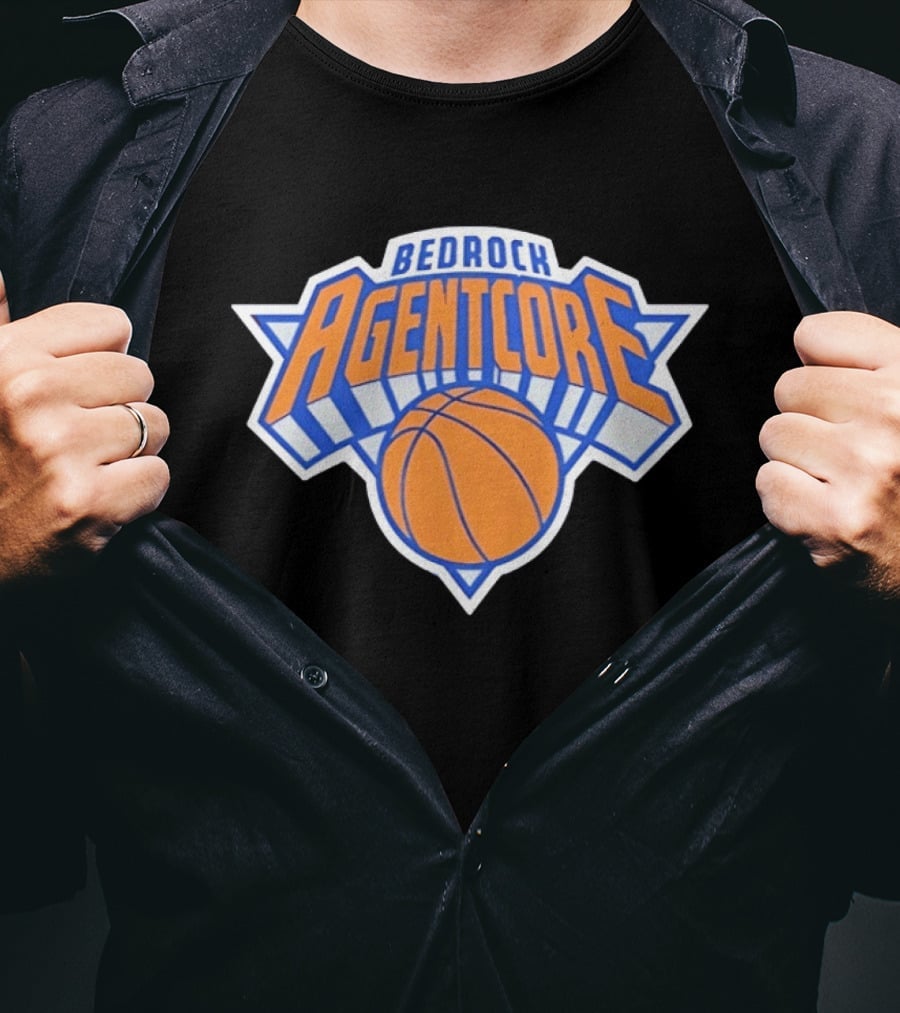 Bedrock Agentcore Basketball Style New York Knicks T-Shirt