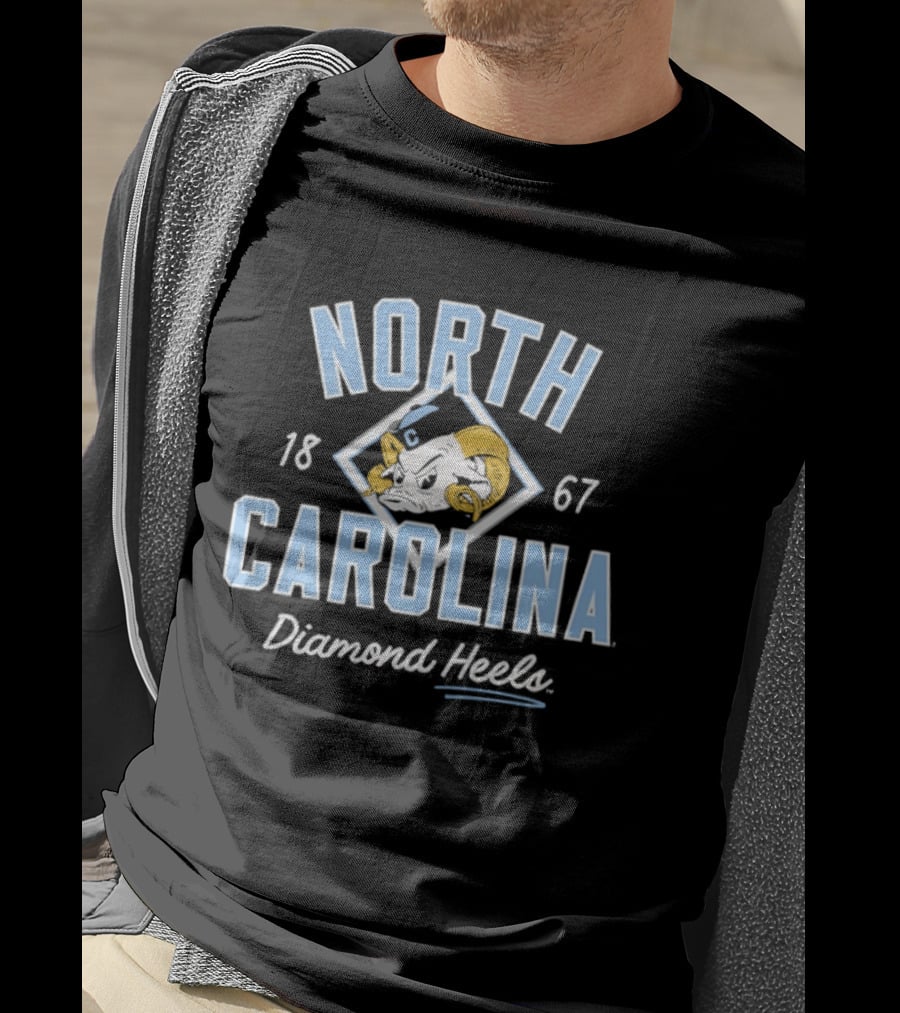 North Carolina Diamond Heels Baseball 1867 T-Shirt
