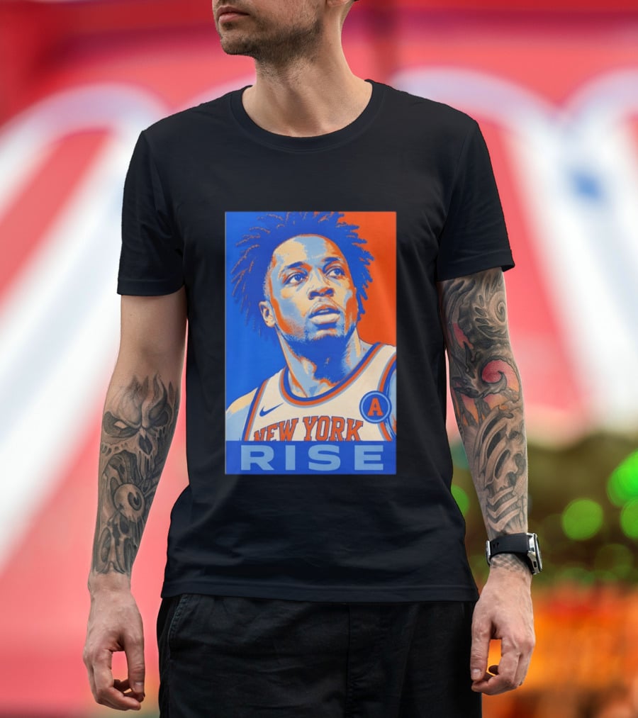 New York Knicks Rise OG Anunoby 2026 NBA Hope T-Shirt