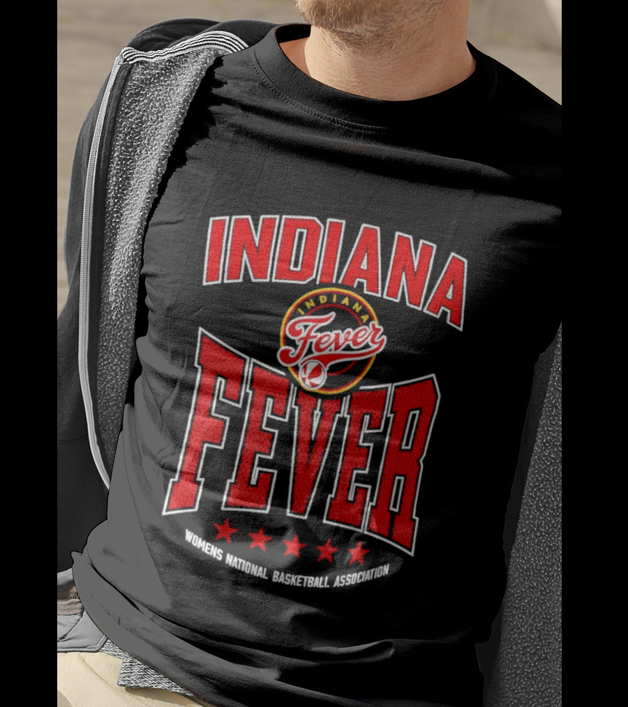 Indiana Fever WNBA Women's National Basketball Association 2026 Starter Center Squeeze T-Shirt