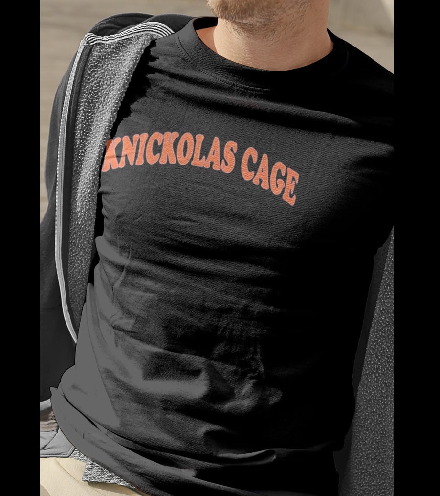 Knickolas Cage New York Knicks Fan Humor T-Shirt