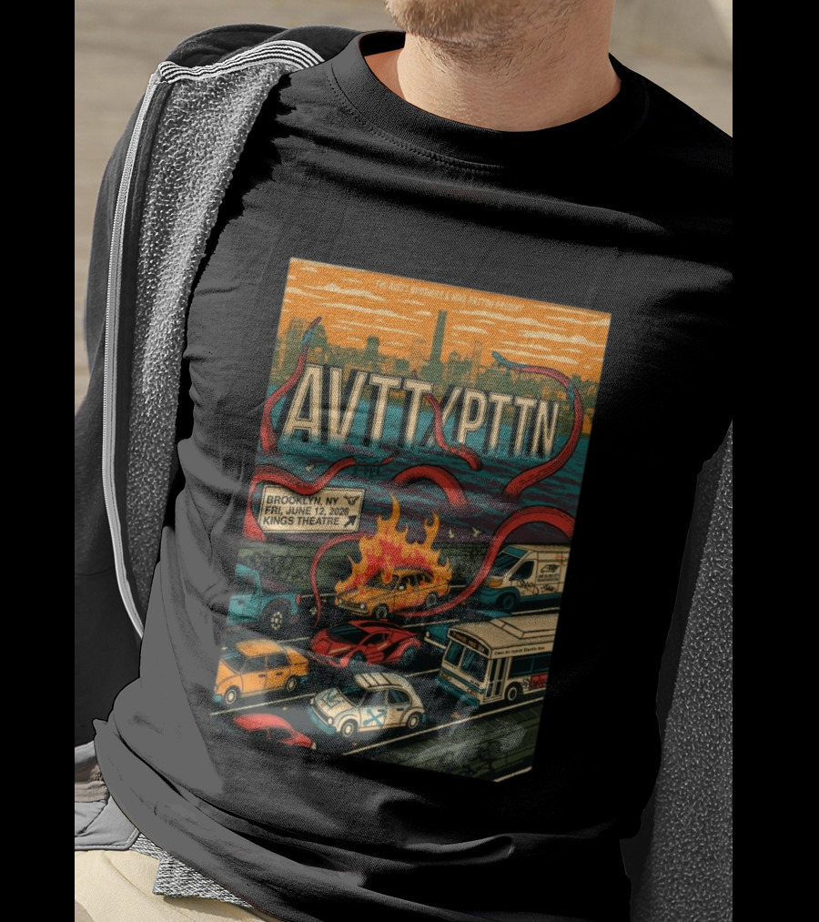 The Avett Brothers Mike Patton Brooklyn NY June 12 2026 Kings Theatre T-Shirt