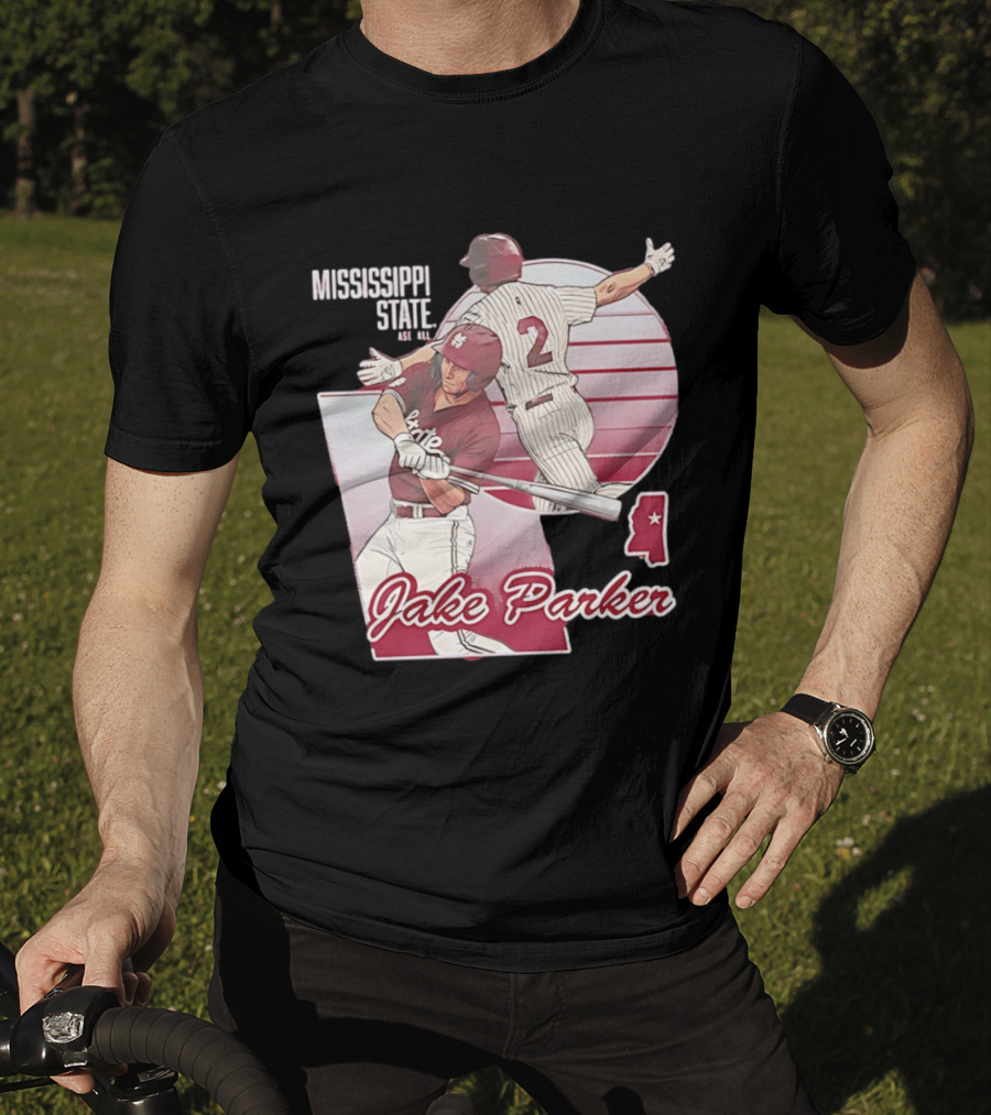 Mississippi State Jake Parker Baseball T-Shirt