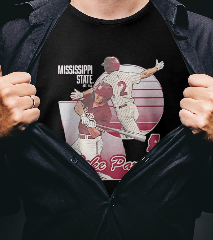 Mississippi State Jake Parker Baseball T-Shirt