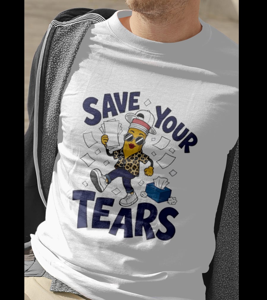 Cleveland Guardians MLB Hot Dog Save Your Tears 2026 Emoji T-Shirt