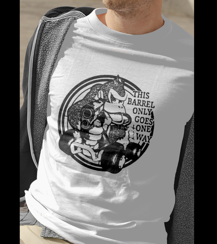 Donkey Kong Country This Barrel Only Goes One Way T-Shirt