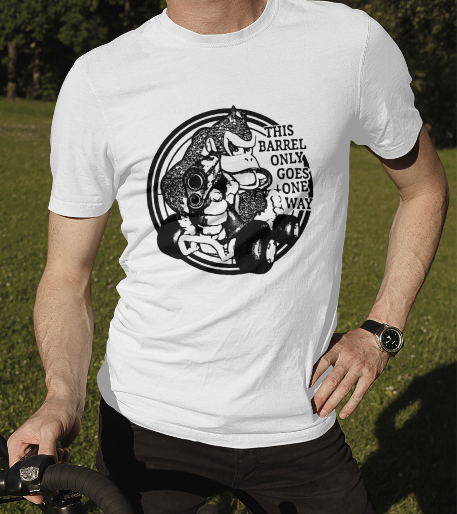 Donkey Kong Country This Barrel Only Goes One Way T-Shirt