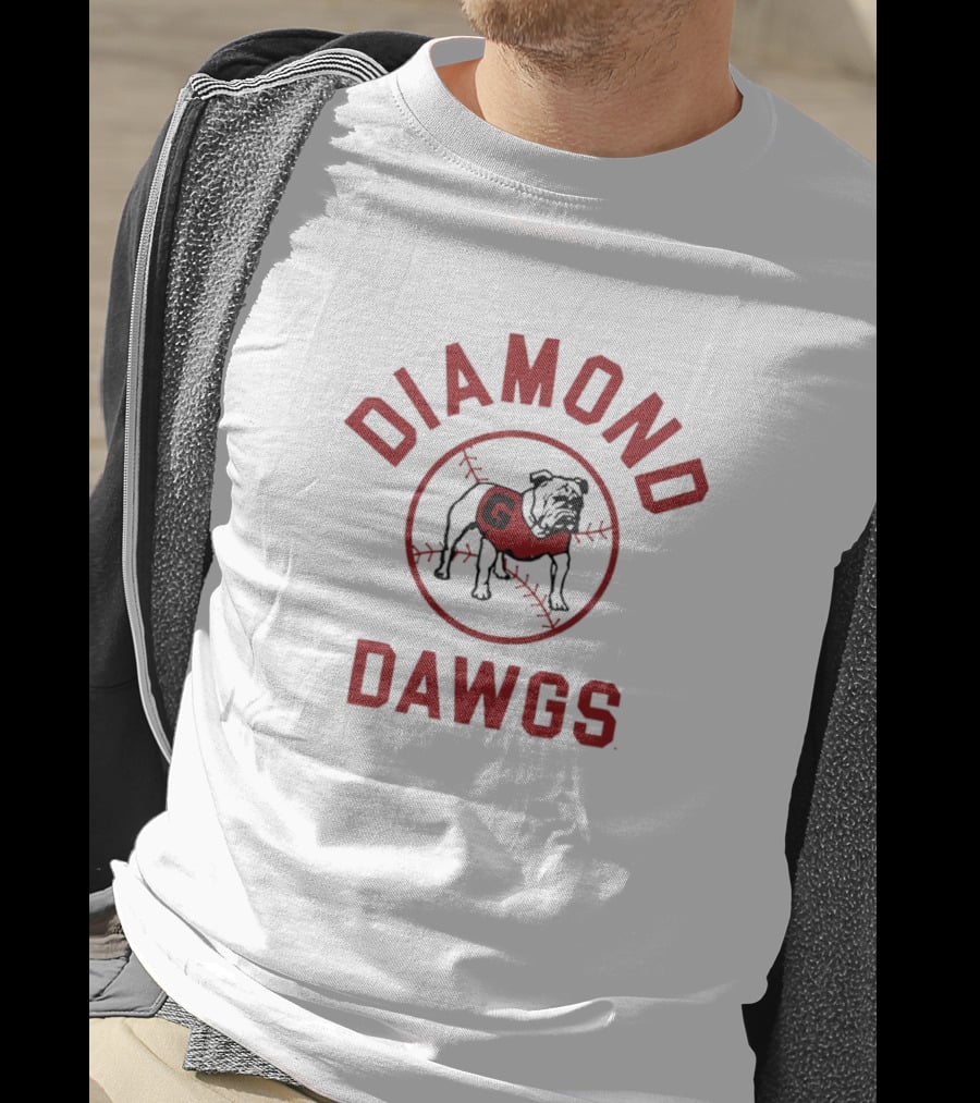 Georgia Baseball Diamond Dawgs Bulldog T-Shirt