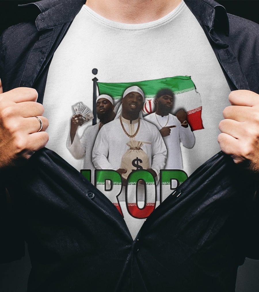 Irob Iran Flag Money Bag Trio T-Shirt