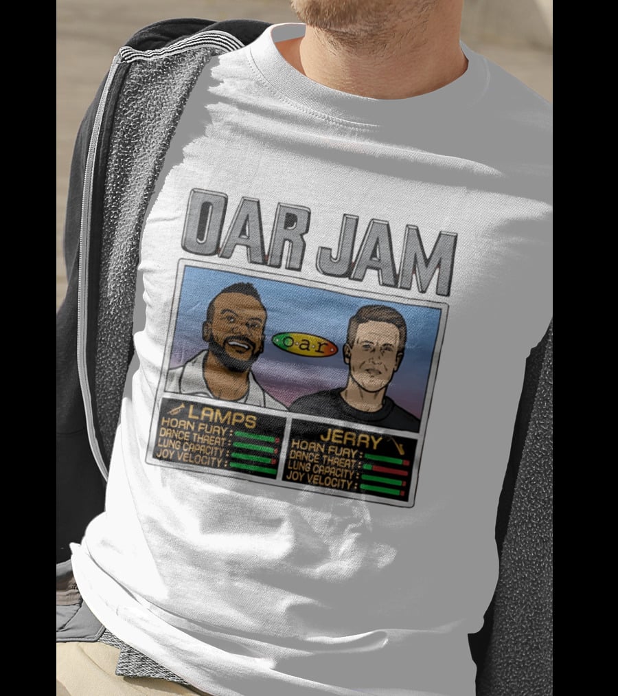 OAR Jam Lamps Jerry Horn Fury Dance Threat Lung Capacity Joy Velocity T-Shirt