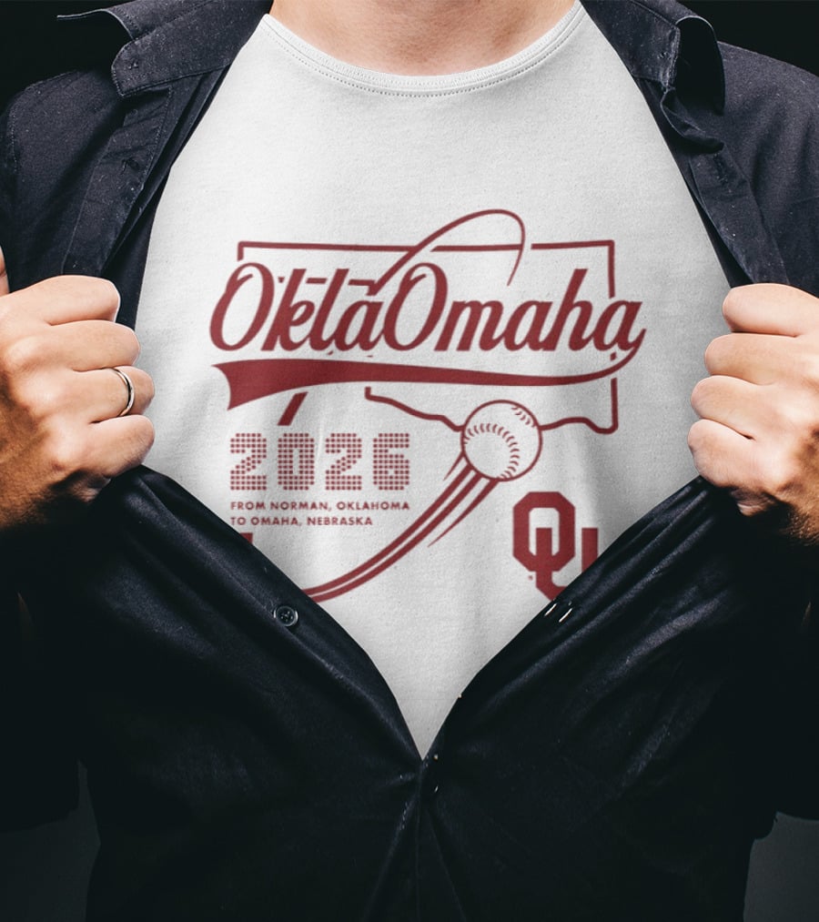 Oklahoma Baseball 2026 OklaOmaha From Norman To Omaha OU T-Shirt