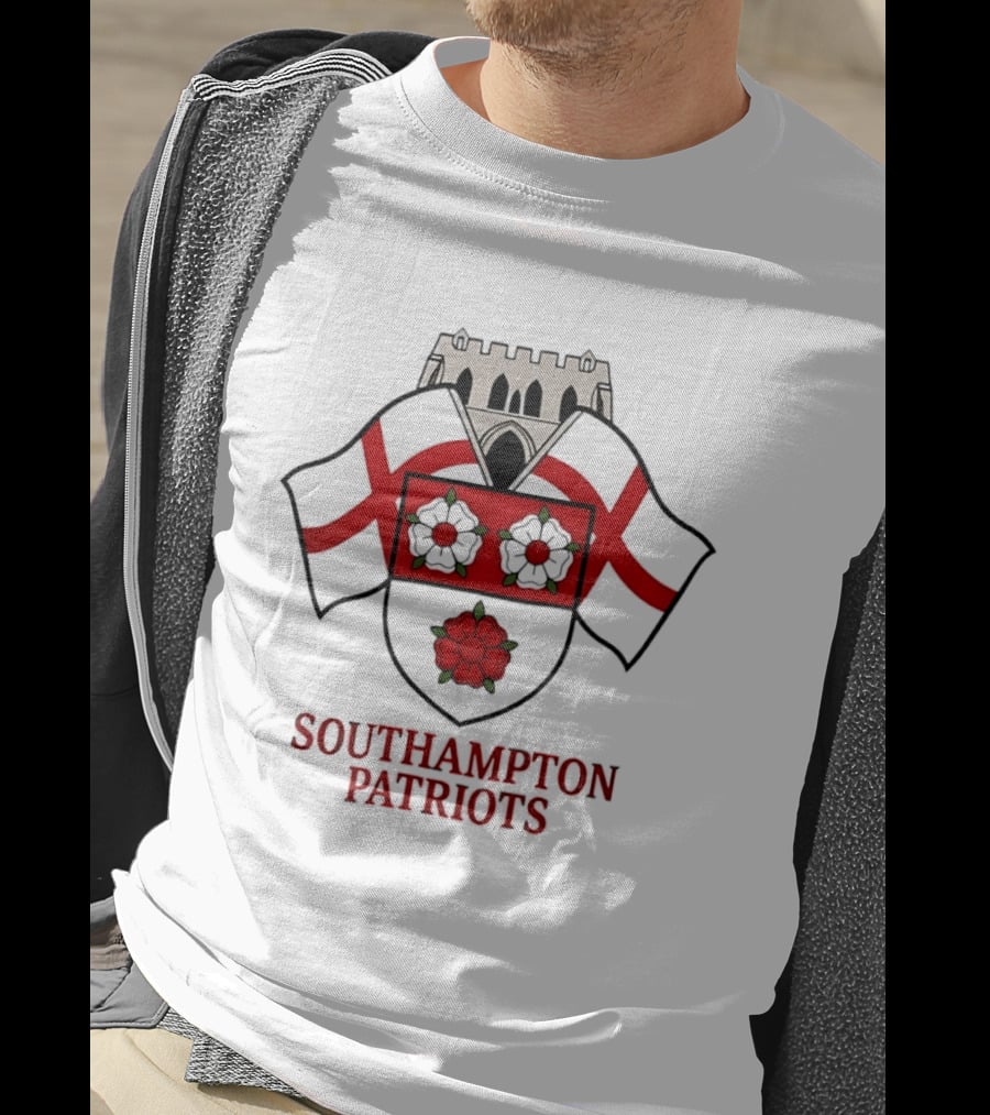 Southampton Patriots Emblem Red And Green Heraldry Crest T-Shirt