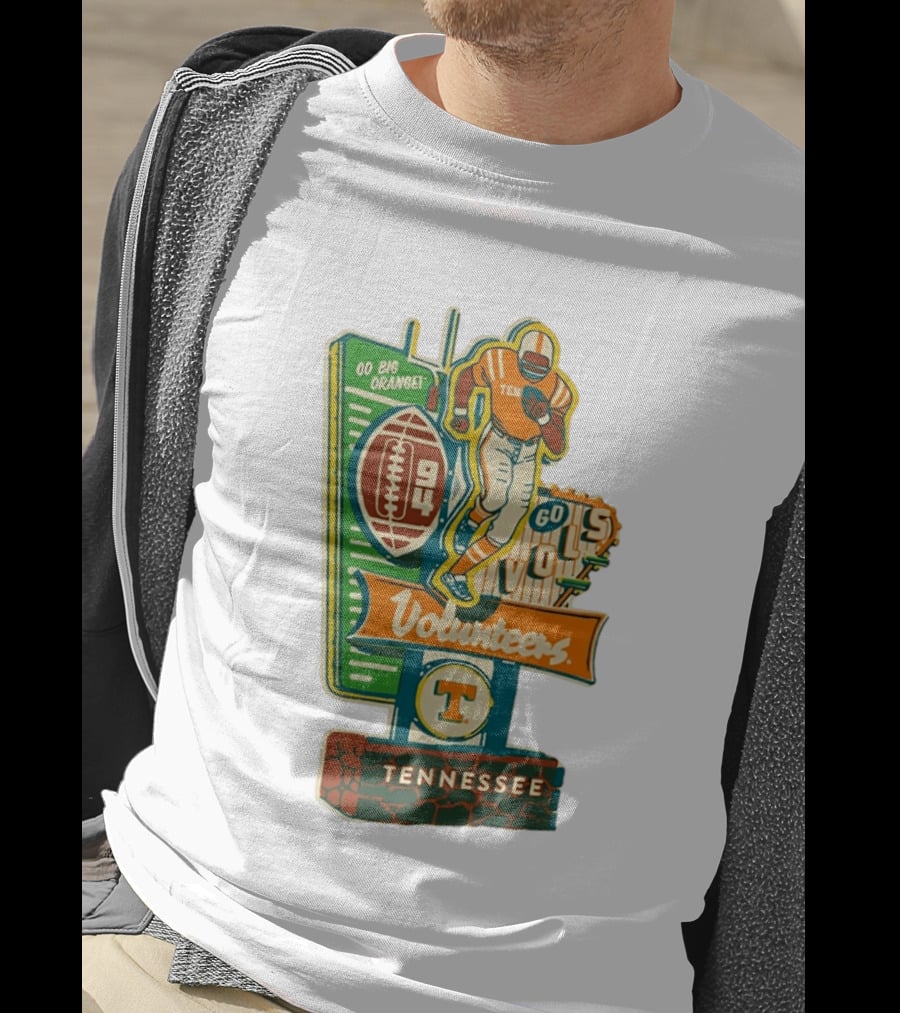 Tennessee Volunteers Football OO Big Orange 94 60s Vols T-Shirt