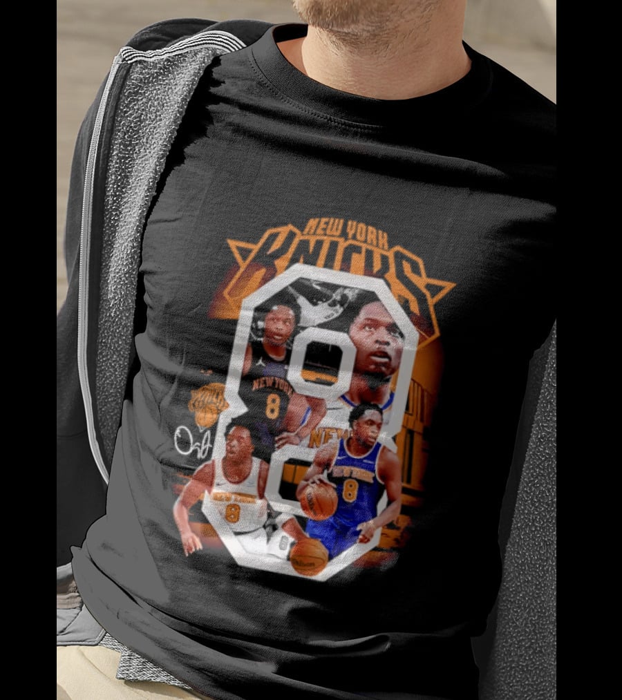 New York Knicks OG Anunoby 8 Basketball Jersey T-Shirt