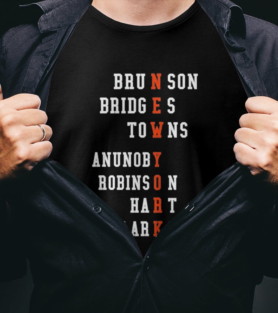 New York Knicks Players Names As Team Name T-Shirt