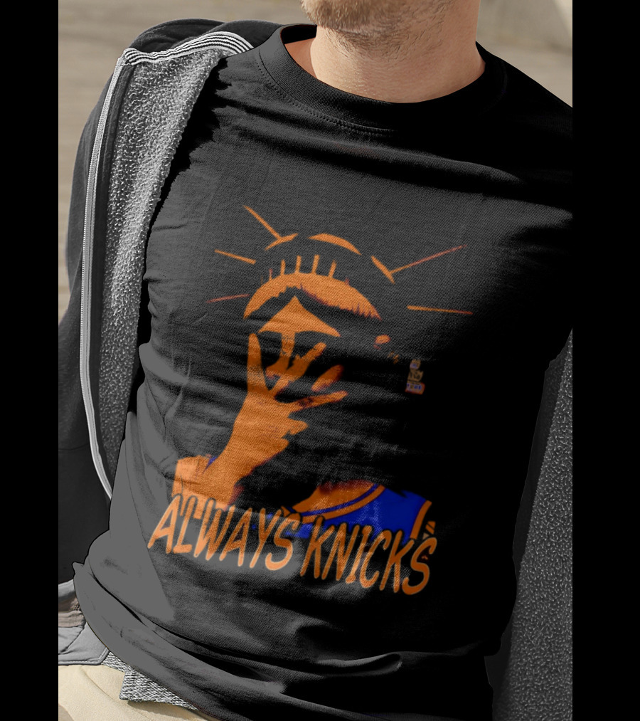 Always Knicks Statue Of Liberty Jalen Brunson New York Knicks NBA 2026 T-Shirt