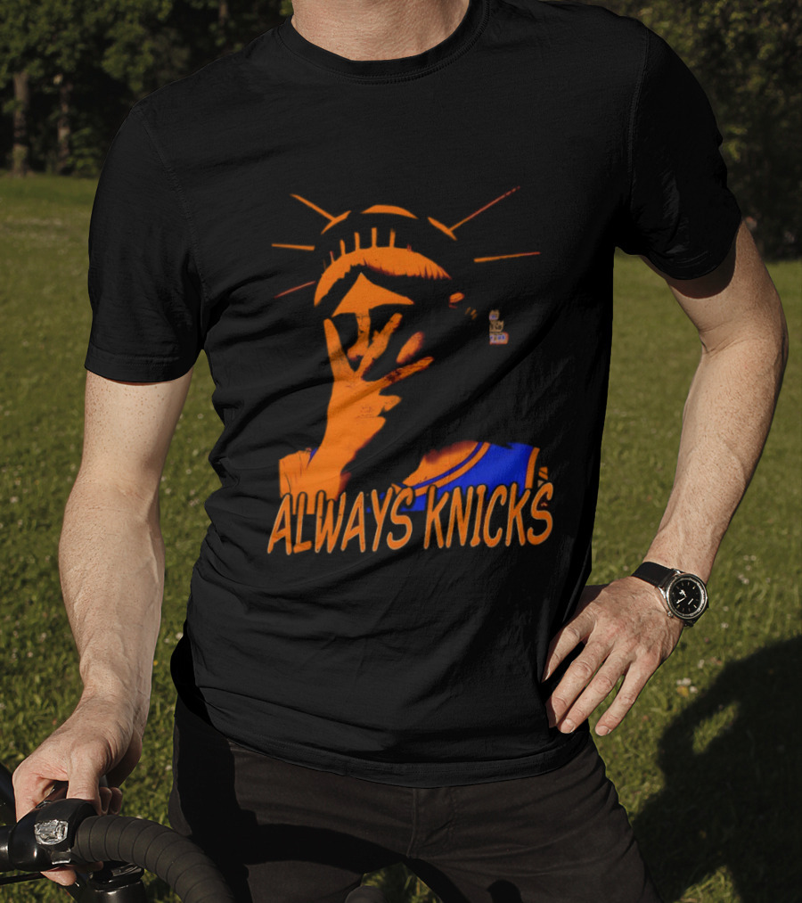 Always Knicks Statue Of Liberty Jalen Brunson New York Knicks NBA 2026 T-Shirt