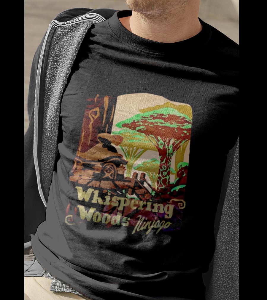 Whispering Woods Ninjago Forest Temple Scene Masters Of Spinjitzu T-Shirt