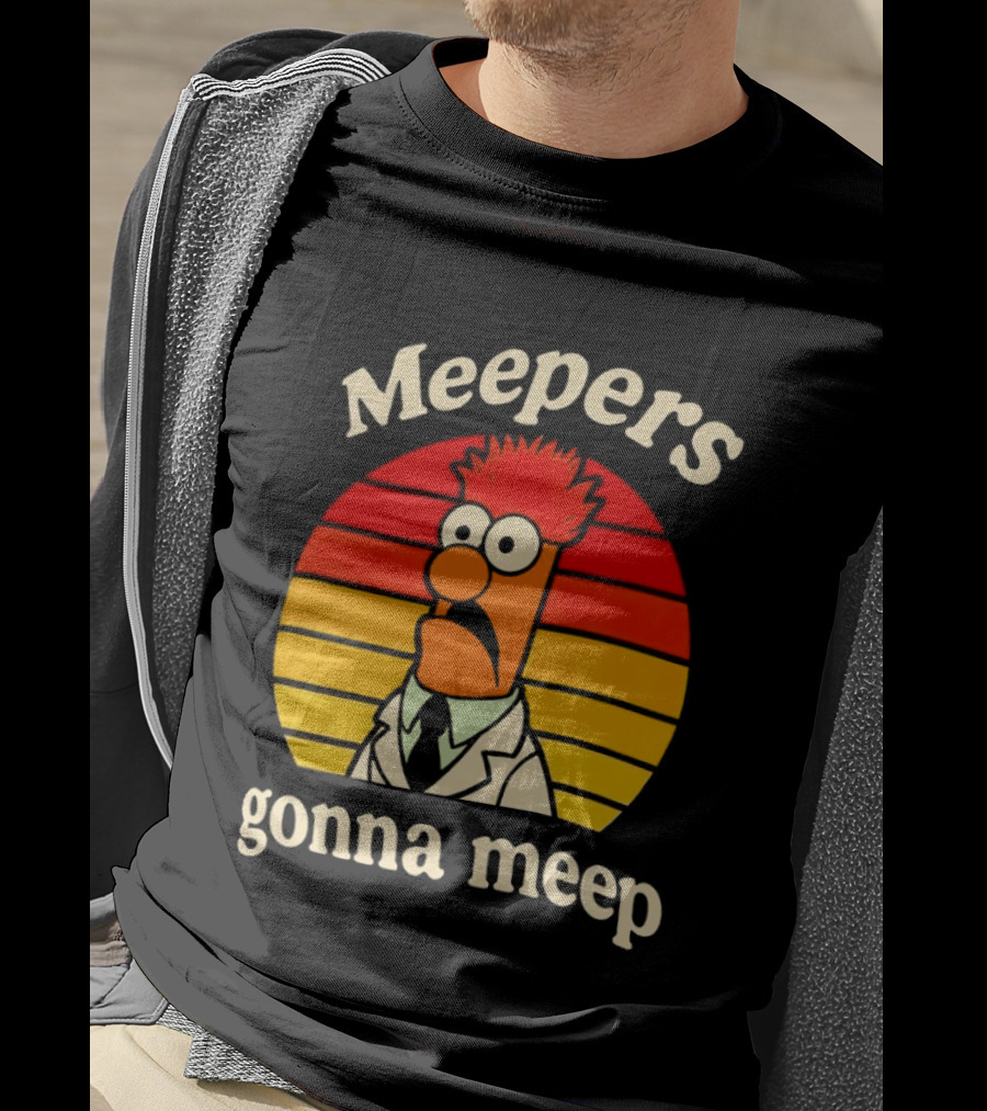 Meepers Gonna Meep Retro Vintage Style With Cartoon T-Shirt