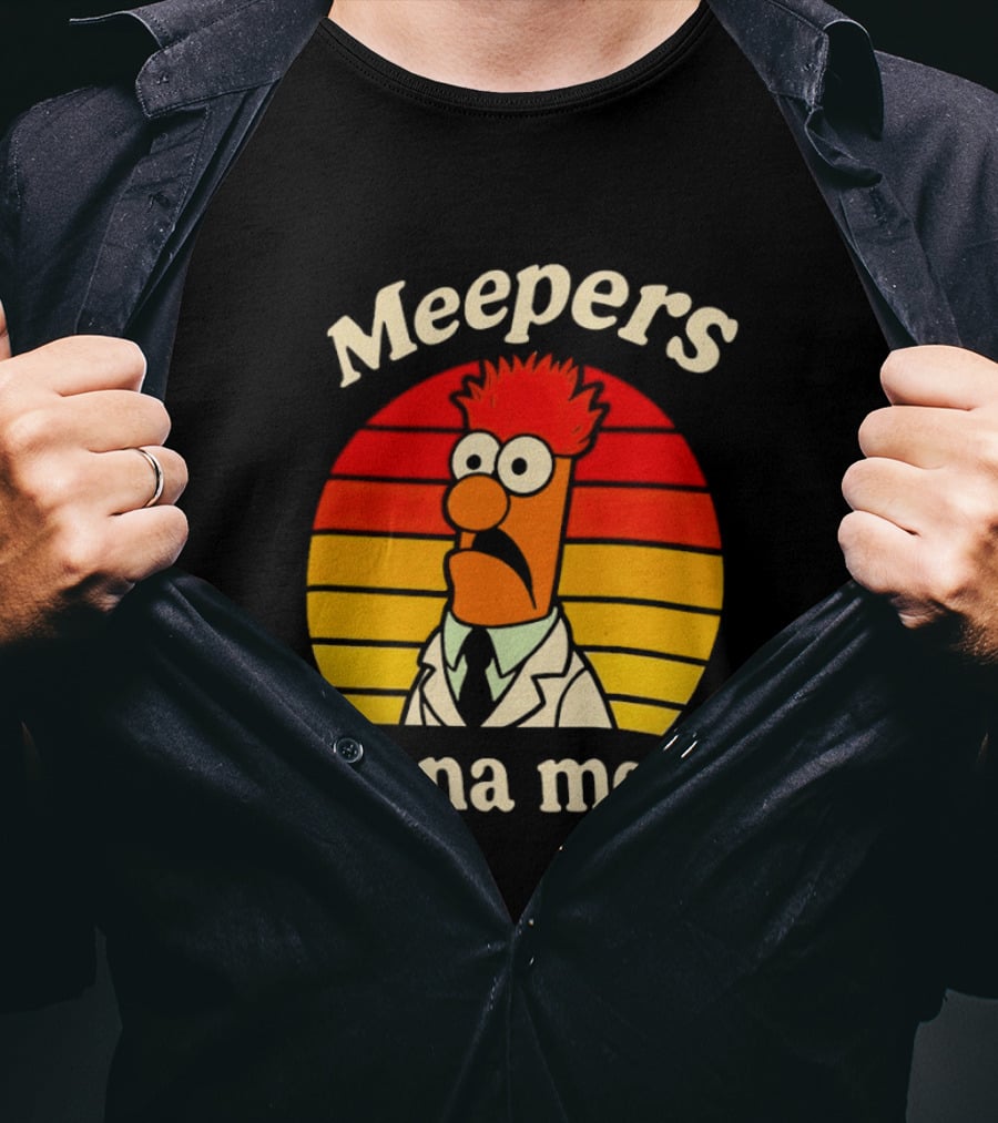Meepers Gonna Meep Retro Vintage Style With Cartoon T-Shirt