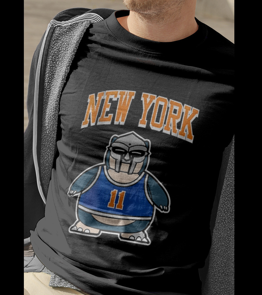 New York Knicks MF Doom Jalen Brunson #11 NBA Basketball 2026 T-Shirt