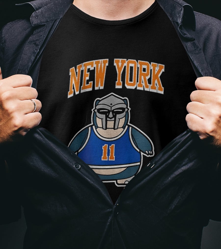 New York Knicks MF Doom Jalen Brunson #11 NBA Basketball 2026 T-Shirt