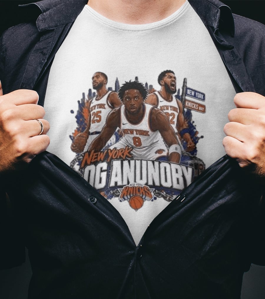 New York Knicks OG Anunoby Game Day Sports 2026 T-Shirt
